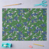 Blaubeere auf weiß seidenpapier (Basteln)