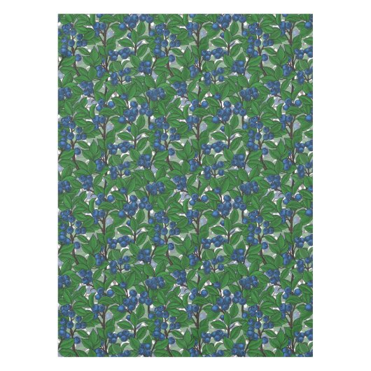 Blaubeere auf weiß tischdecke (Vorderseite)
