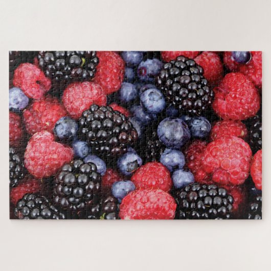 Blaubeere, BlackBerry und Himbeere Puzzle (Horizontal)