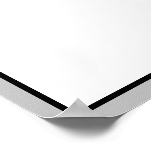 Blaubeere Cupcake individuell anpassbar Poster (Ecke)