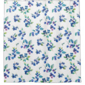 Blaubeere Duschvorhang (Vorderseite)