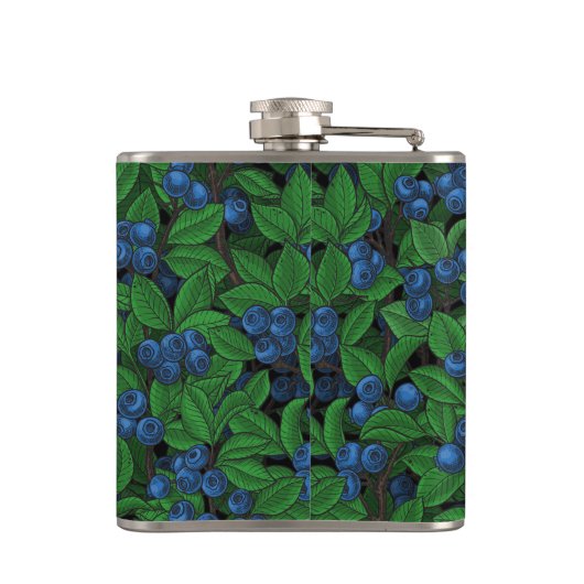 Blaubeere Flachmann (Rückseite)