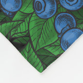 Blaubeere Fleecedecke (Ecke)