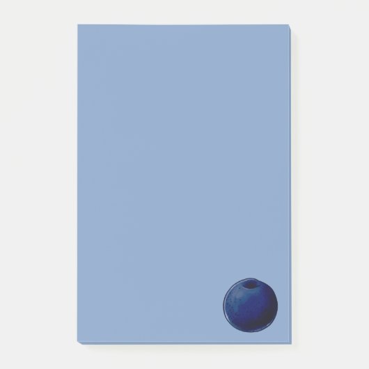 Blaubeere - Fruchtsammlung -  Post-it Klebezettel (Vorderseite)