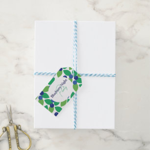 Blaubeere. Geschenkanhänger