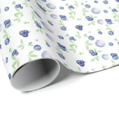 Blaubeere Geschenkpapier (Rolleneckpunkt)