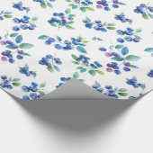 Blaubeere Geschenkpapier (Ecke)