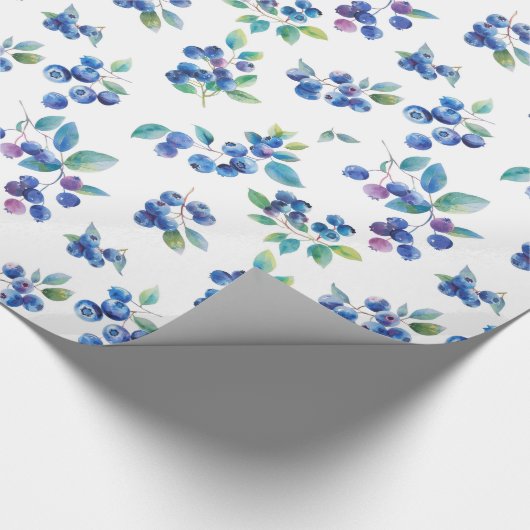 Blaubeere Geschenkpapier (Ecke)
