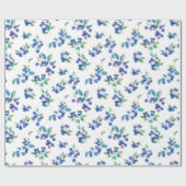 Blaubeere Geschenkpapier (Flach)
