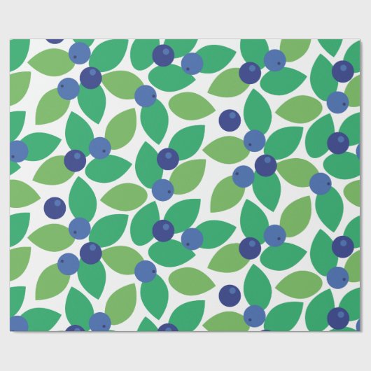 Blaubeere. Geschenkpapier (Flach)