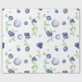 Blaubeere Geschenkpapier (Flach)