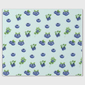 Blaubeere Geschenkpapier (Flach)