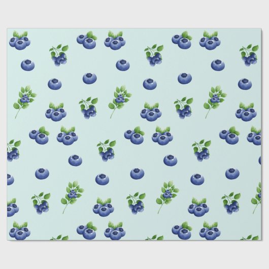 Blaubeere Geschenkpapier (Flach)