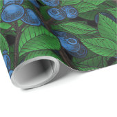 Blaubeere Geschenkpapier (Rolleneckpunkt)