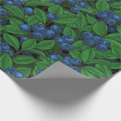 Blaubeere Geschenkpapier (Ecke)