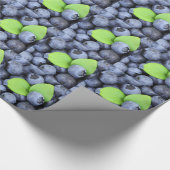 Blaubeere Geschenkpapier (Ecke)