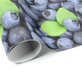 Blaubeere Geschenkpapier (Rolleneckpunkt)