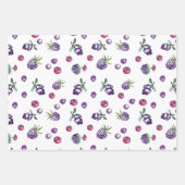 Blaubeere Geschenkpapier Set (Vorderseite 2)