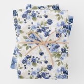 Blaubeere Geschenkpapier Set (Beispiel)