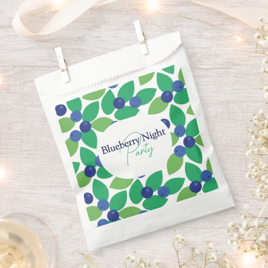 Blaubeere. Geschenktütchen (Ausgeschnitten)