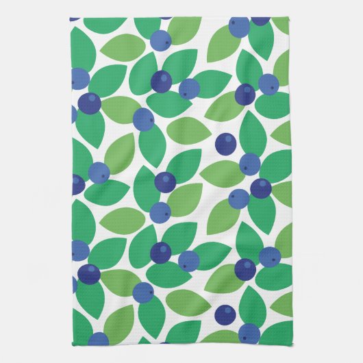 Blaubeere. Geschirrtuch (Vertikal)