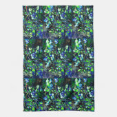 Blaubeere - grüne Farbe Handtuch (Vertikal)
