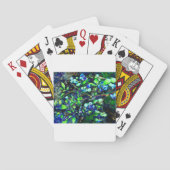 Blaubeere - grüne Farbe Spielkarten (Rückseite)