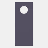 Blaubeere | Hochzeitsgast stört nicht Türanhänger (Rückseite)