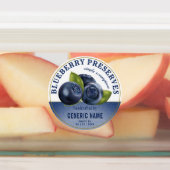 Blaubeere | Jam Jar Canning Etiketten (Befestigt)