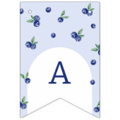 Blaubeere-Junge-Beere im Wasserfarben-Swee-Geburts Wimpelkette (Dritte Fahne)