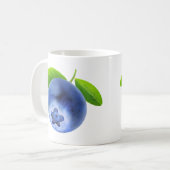 Blaubeere Kaffeetasse (Vorderseite Links)