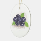 Blaubeere Keramikornament (Links)