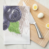 Blaubeere Küchentuch (Viertel Falte)