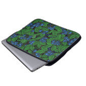 Blaubeere Laptopschutzhülle (Vorne Knopf)