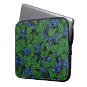 Blaubeere Laptopschutzhülle (Vorderseite Links)