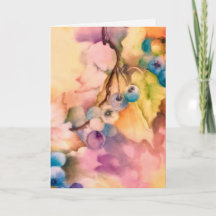 Blaubeere (lose) Mitteilungskarten