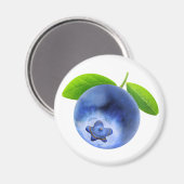 Blaubeere Magnet (Vorderseite/Rückseite)