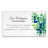 Blaubeere Magnetische Visitenkarte (Vorderseite)