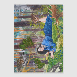 Blaubeere Magnetkarte