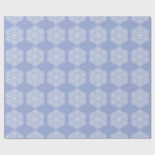 Blaubeere Mandala Geschenkpapier (Flach)