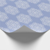 Blaubeere Mandala Geschenkpapier (Ecke)