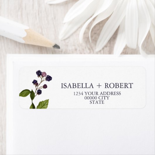 Blaubeere | Moderne botanische Hochzeit (Insitu)