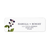 Blaubeere | Moderne botanische Hochzeit (Vorne)