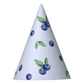 Blaubeere-Muster-Geburtstag eines Jungen Partyhütchen (Vorderseite)