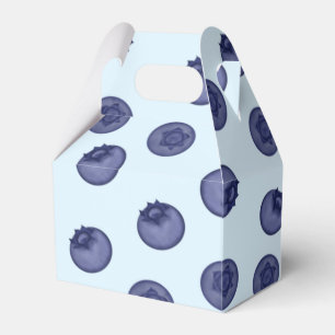 Blaubeere natürlich. Reife schmackhafte Blaubeeren Geschenkschachtel