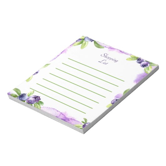 Blaubeere Notizblock (Rotiert)