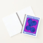 Blaubeere Notizblock (Innenseite)
