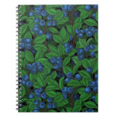 Blaubeere Notizblock (Vorderseite)