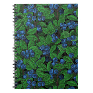 Blaubeere Notizblock