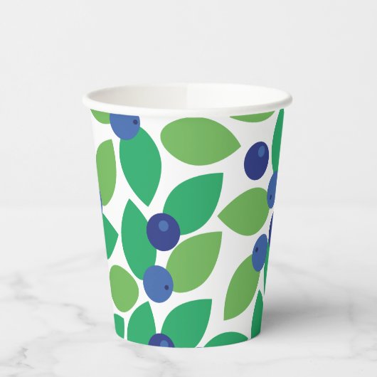 Blaubeere. Pappbecher (Links)